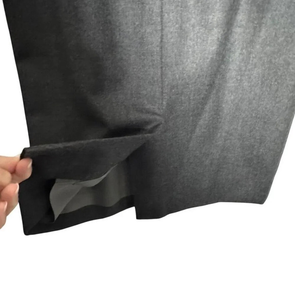 Brooks Brothers Gray Wool Pencil Skirt size 6 Vintage New without tags - Picture 5 of 8